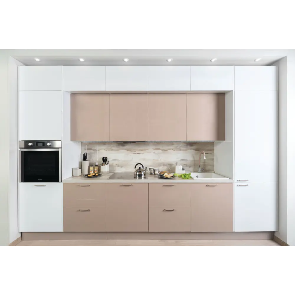 Комплект для установки кухонного цоколя KONSENSA 10 см ПВХ цвет топо Santreyd STLM-2199027 - Вид №6