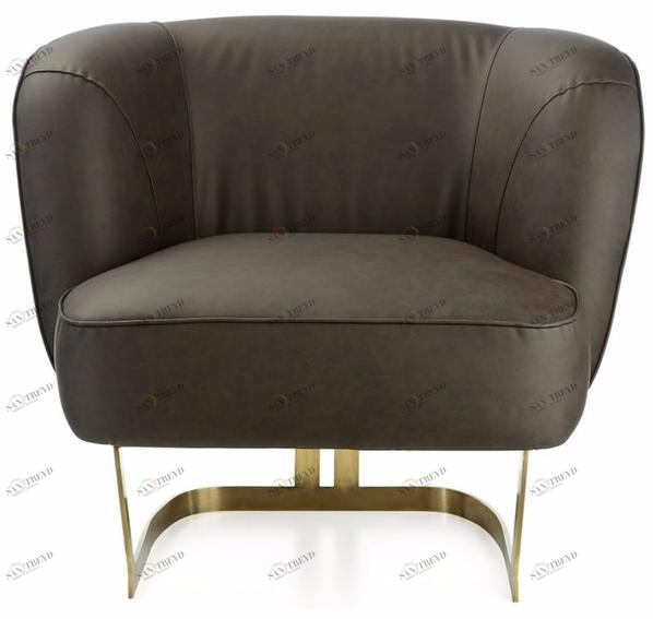 MARIONI Мягкое кресло из экокожи с подлокотниками Joan 02706