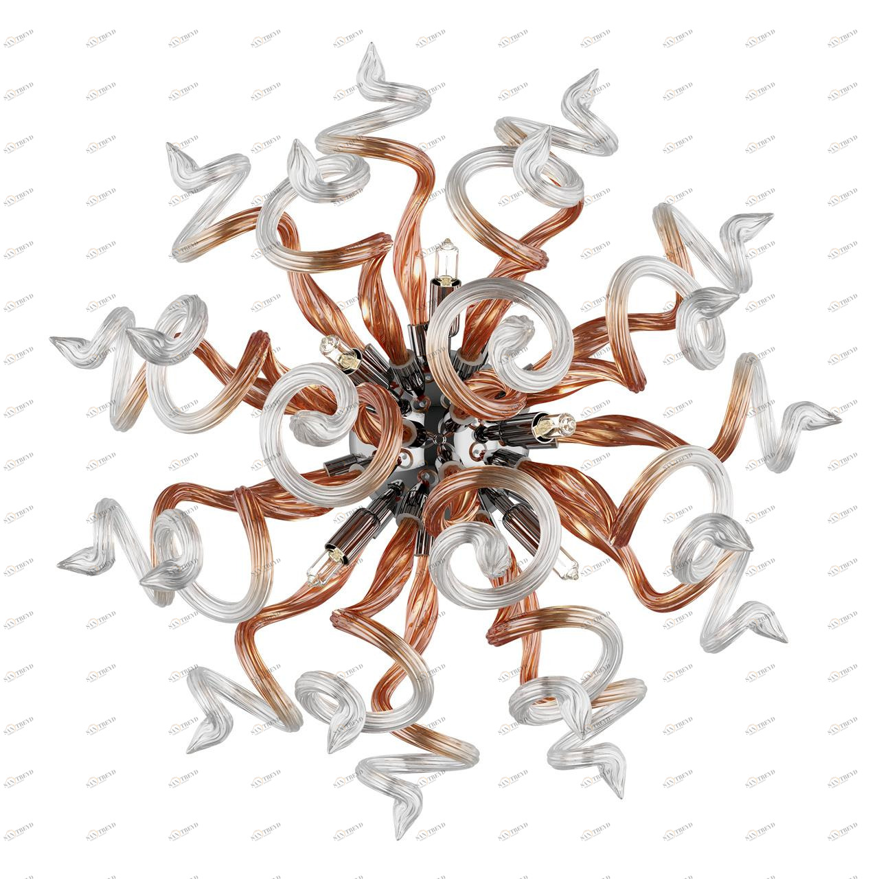 Бра Lightstar Medusa 890654 LIGHTSTAR ОРИГИНАЛЬНЫЕ 079334 Оранжевый;разноцветный 