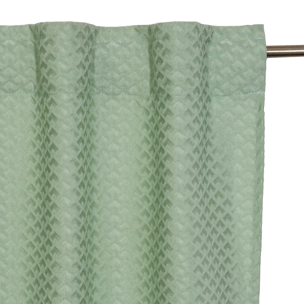 Штора на ленте Kerms Cactus, 200х280 см, геометрия, цвет зелёный 82114181 STLM-2164947 INSPIRE  - Вид №3