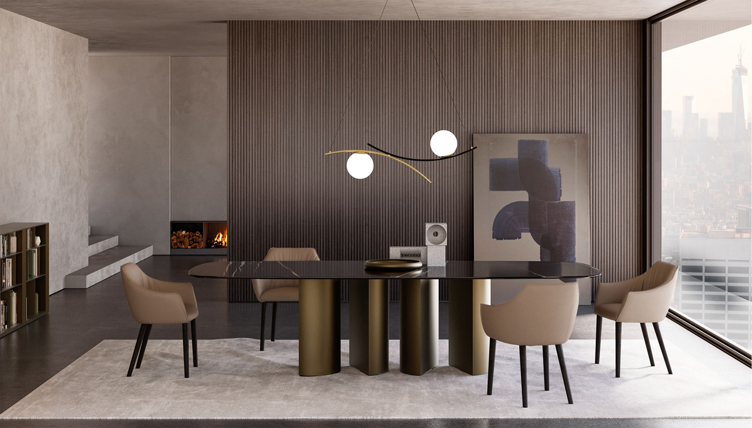 Прямоугольный керамический стол EFORMA Plai ARCH-00103096 - Вид №3