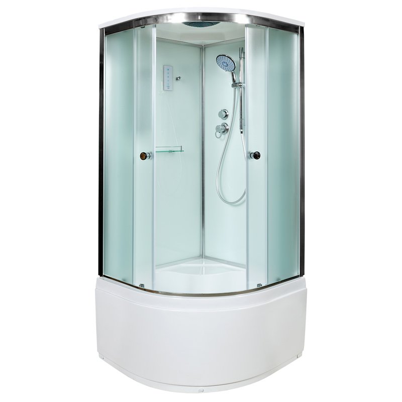 ЕМ4511 L N с гидромассажем (гм.) Душевая кабина DETO Серия EM D80S+ эл.