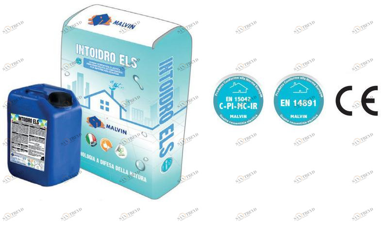 malvin Двухкомпонентная эластичная цементная мембрана, армированная волокном sun-id-1418295