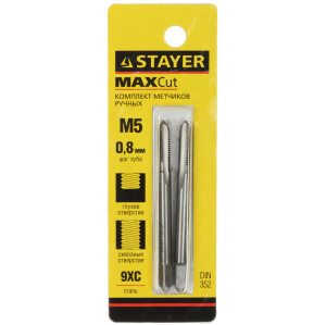 Набор метчиков Stayer 28025-05-0.8-H2 9108736