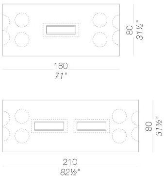 Lapalma Прямоугольный стол из ламината Ori sun-id-1437130 - Вид №10
