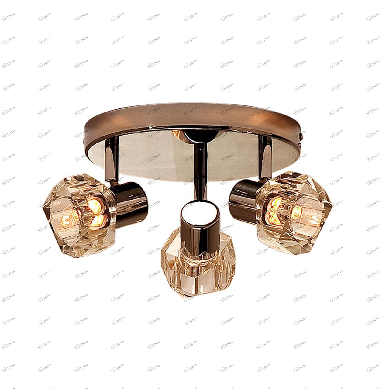 Спот потолочный галогеновый на 3 лампы хром "Герда" CL523531 CITILUX ГЕРДА 00-3923758 Хром 