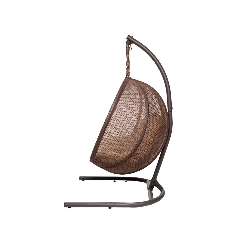 Кресло подвесное Greengard Арвис одноместное бежевый/коричневый STLM-2002107 - Вид №2