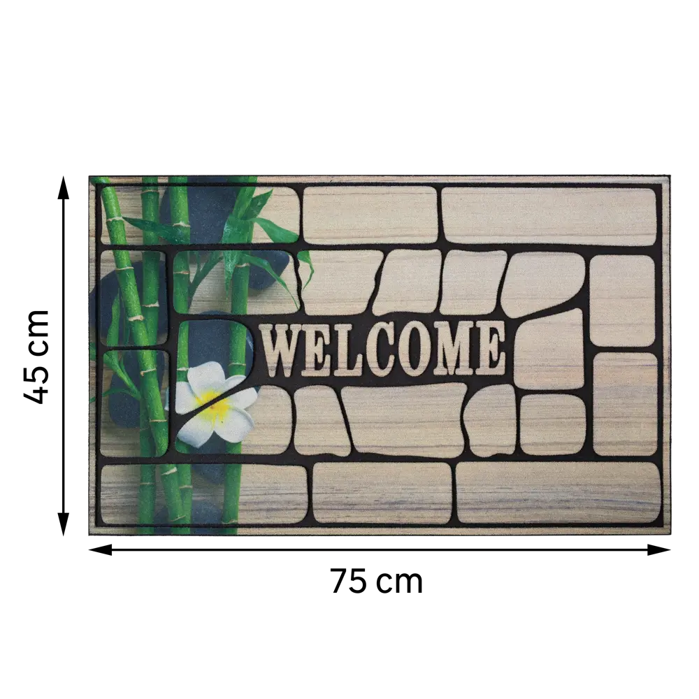 Коврик Inspire Rubesto Welcome В 45x75 см резина 89091843 STLM-2005819  - Вид №4
