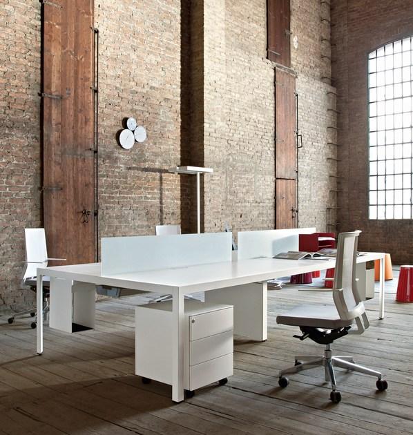 Sinetica Модульный прямоугольный рабочий стол Frame + sun-id-1410539 - Вид №7