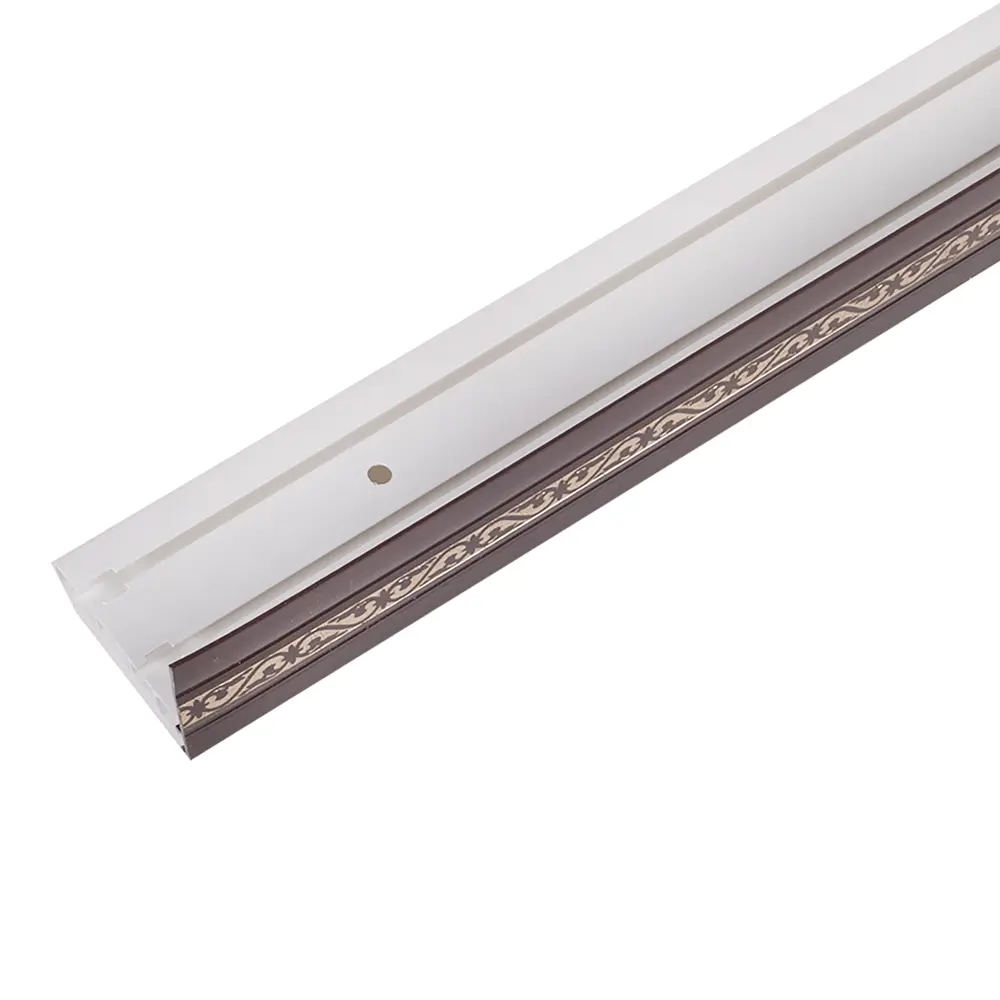 Карниз шинный двухрядный «Луи» в наборе 240 см цвет латунь DOMLEGRAND STLM-2118043