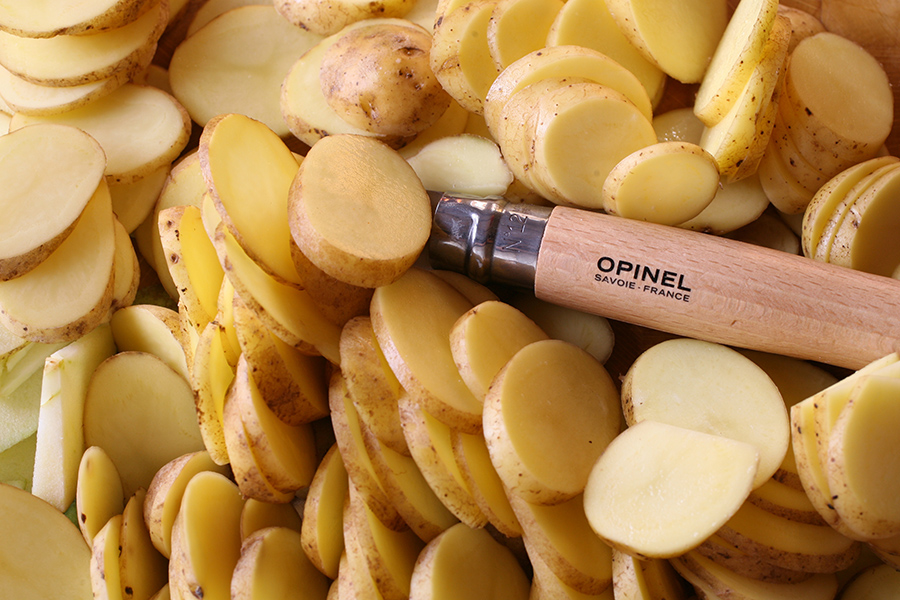 Нож Stainless Steel с ручкой из оливы 7 см Opinel 002023 - Вид №2