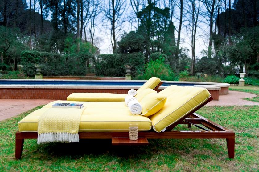 Unopiù Садовая кушетка из красного дерева и акрила C'est la vie Bomoles - Вид №3