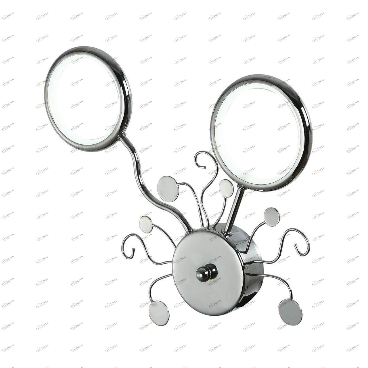 Бра настенное серебристое хром Favourite Dominium 2320-2W FAVOURITE DOMINIUM 00-3931444 Хром 