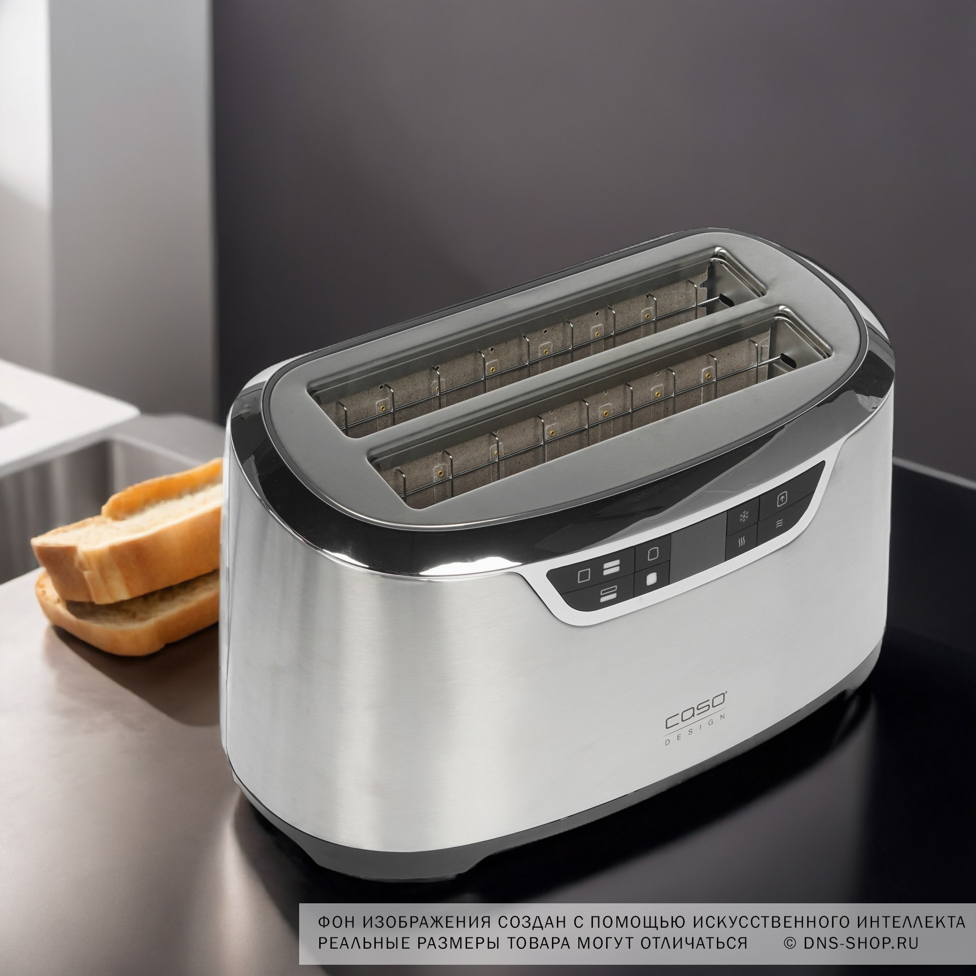 7940787 Тостер CASO NOVEA T4 серебристый STDN-0023828 - Вид №8