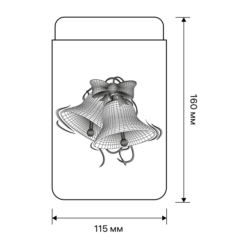 Светильник светодиодный Ritter The Bell 3D 29291 3 на батарейках 82655867 STLM-2095099  - Вид №13