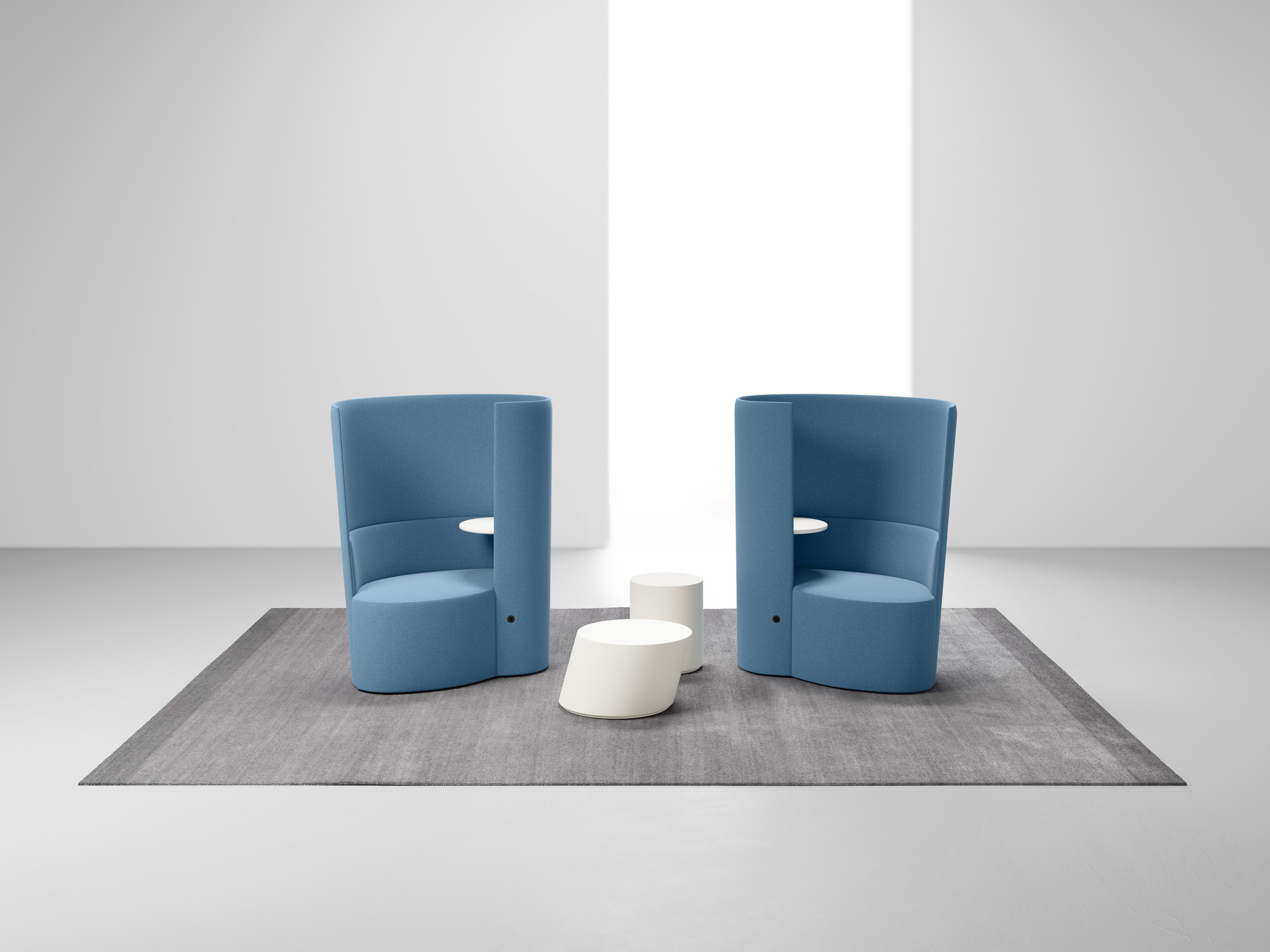 Кресло с высокой спинкой и журнальным столиком La Cividina Twirl ARCH-00044393 - Вид №3