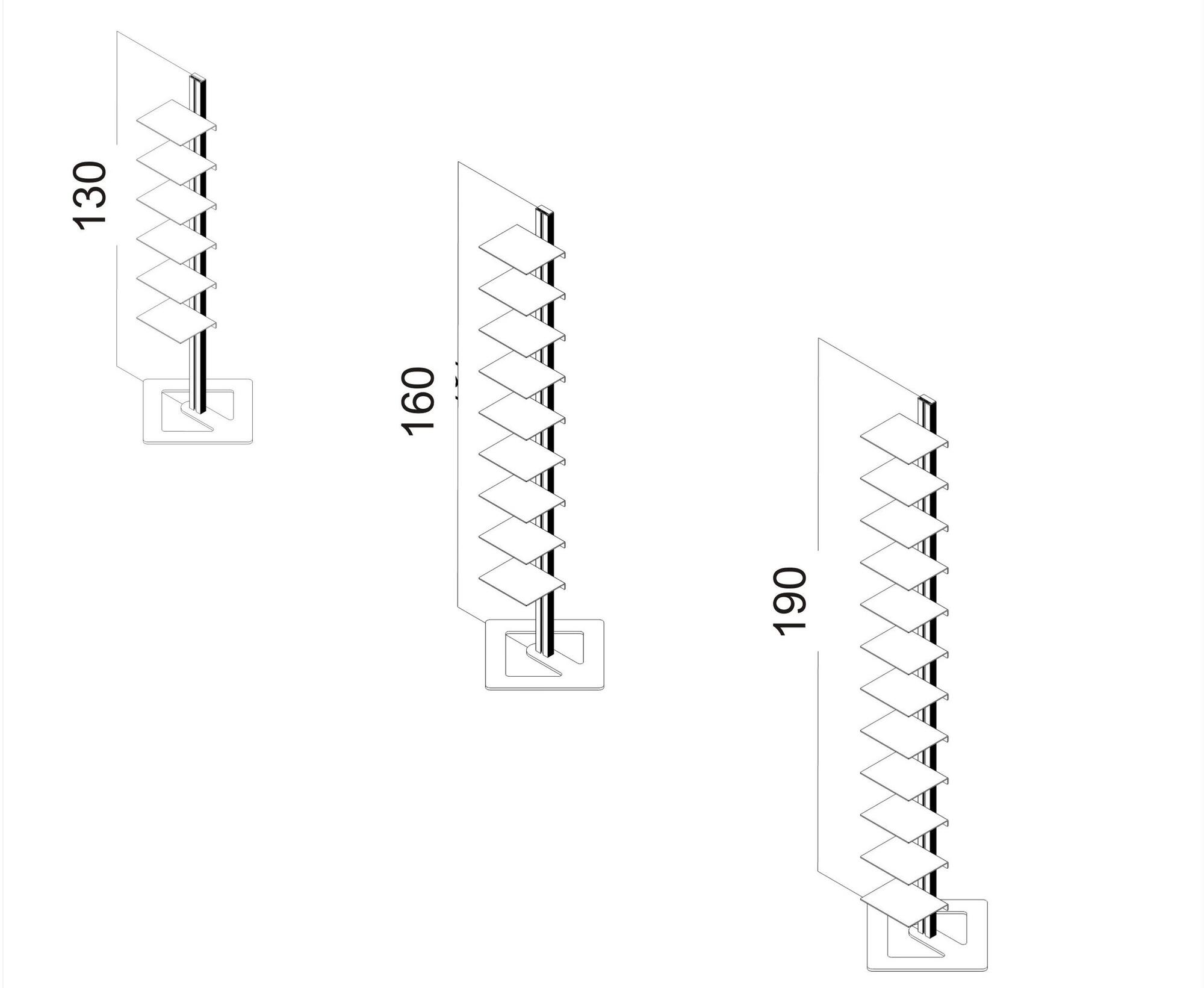 STUDIO T Самонесущий открытый книжный шкаф Inuno sun-id-1382991 - Вид №4