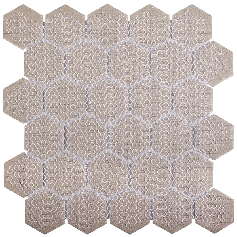Мозаика керамическая Smart Mosaic Homework Hexagon Marblegrey Мат 27.1x28.2 см цвет серый 82909305 STLM-2030911 - Вид №5