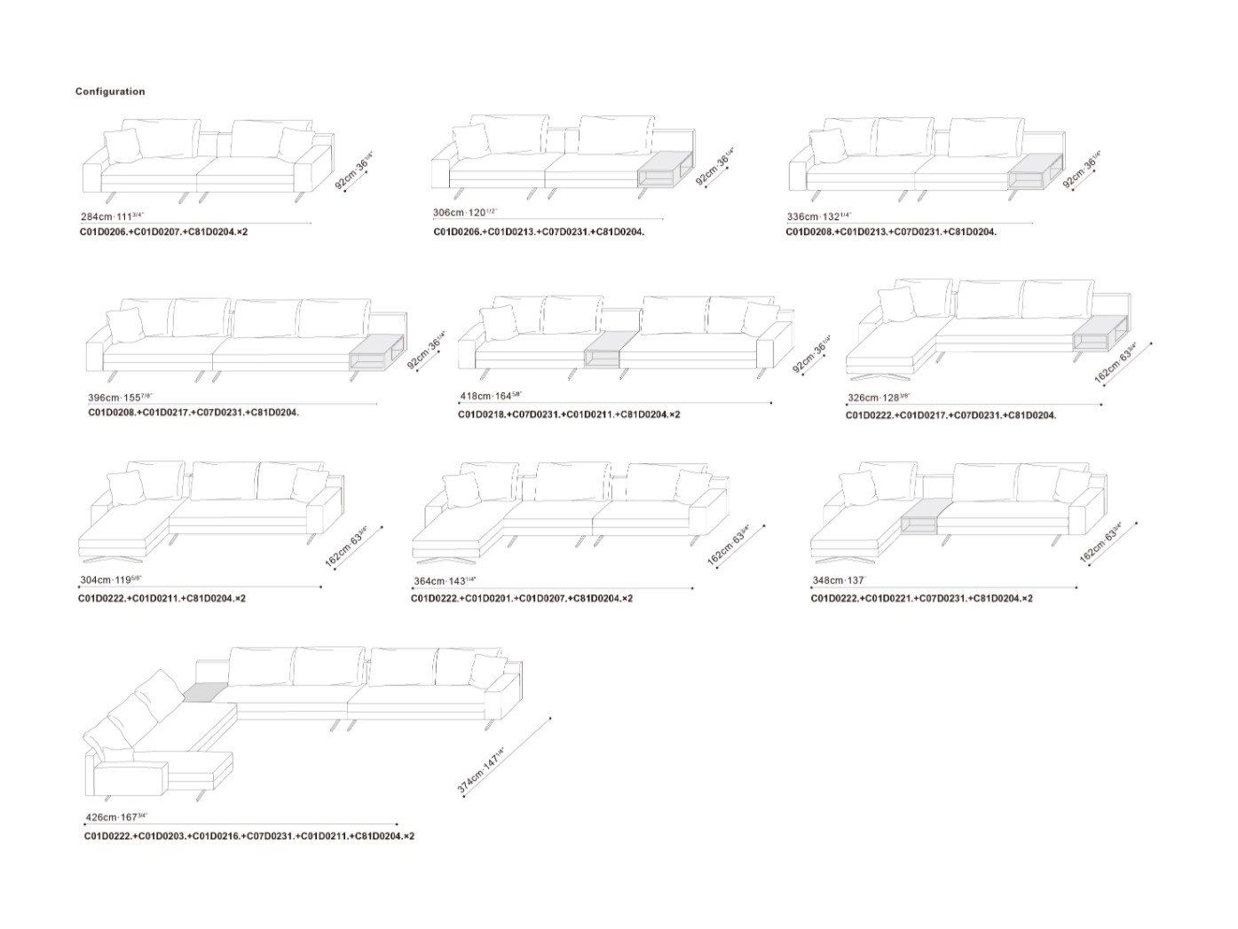 Тканевый диван с полуостровом CAMERICH Wake ARCH-00018751 - Вид №2