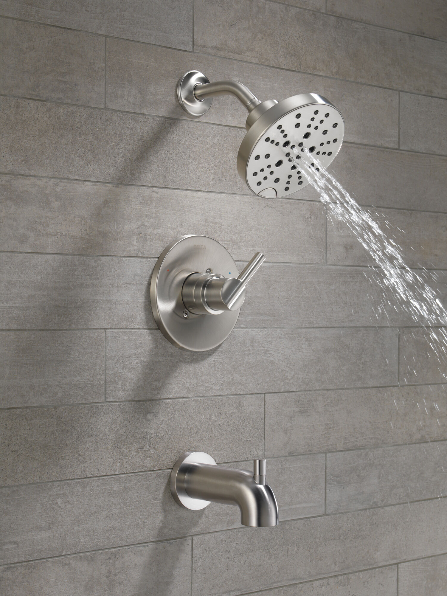 Monitor® 14 Series H2Okinetic® Ванна и душ Delta Faucet 144749-SS - Вид №5