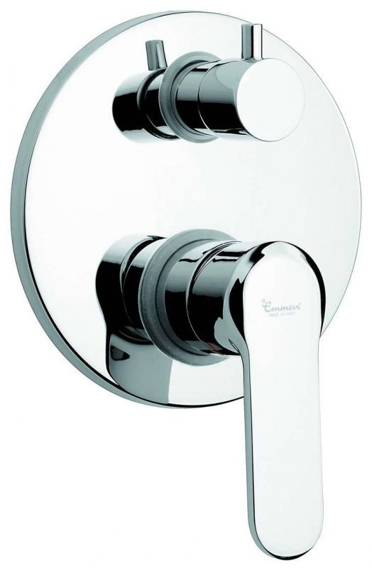 77029CR Emmevi Nefer, встраиваемый смеситель для душа на 3 выхода, с дивертером, цвет хром