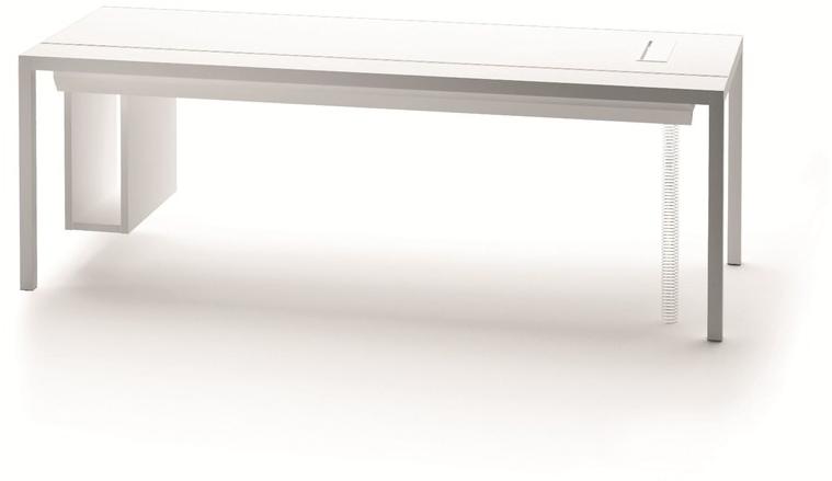 MDF Italia Прямоугольный рабочий стол из алюминия с порошковым покрытием sun-id-1388484 - Вид №1