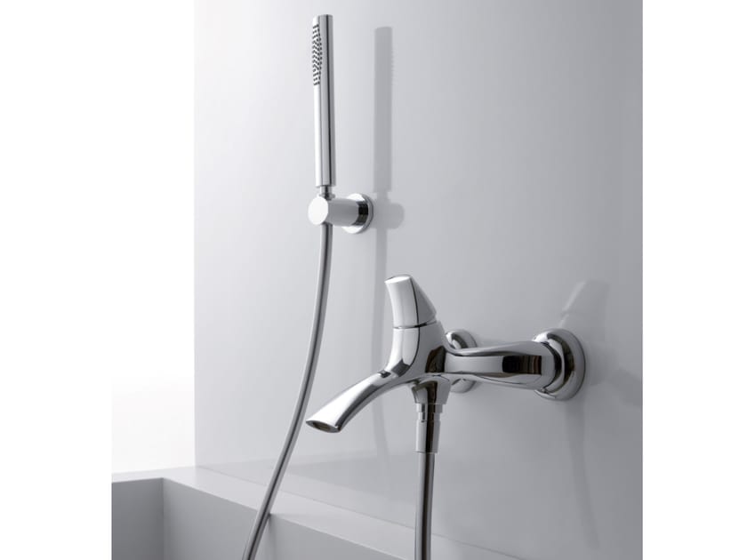Настенный смеситель для ванны с ручным душем Rubinetterie Treemme Hedo' ARCH-00119428