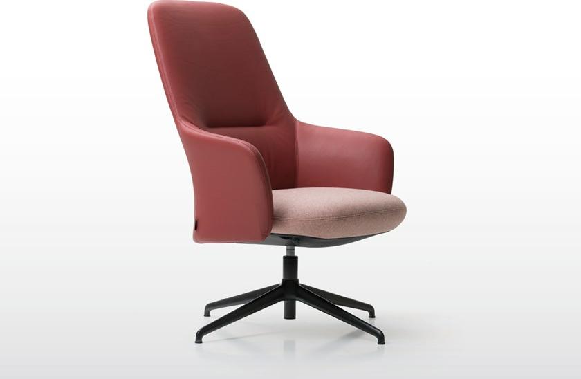 Quinti Sedute 4-спицевое кресло с высокой спинкой Level sun-id-1453048 - Вид №7