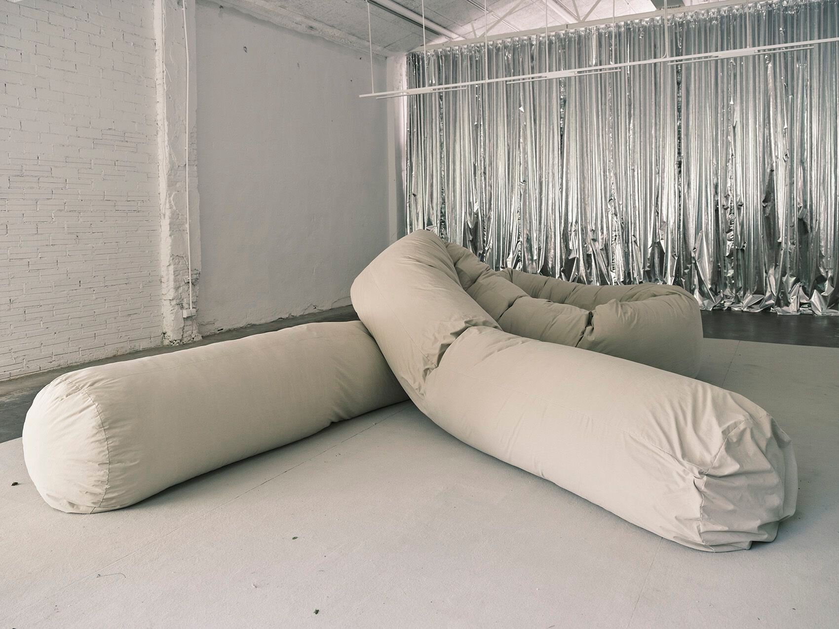 Трансформируемый диван из полиэфирного волокна BD Barcelona SAUSAGE ARCH-00022982 - Вид №24