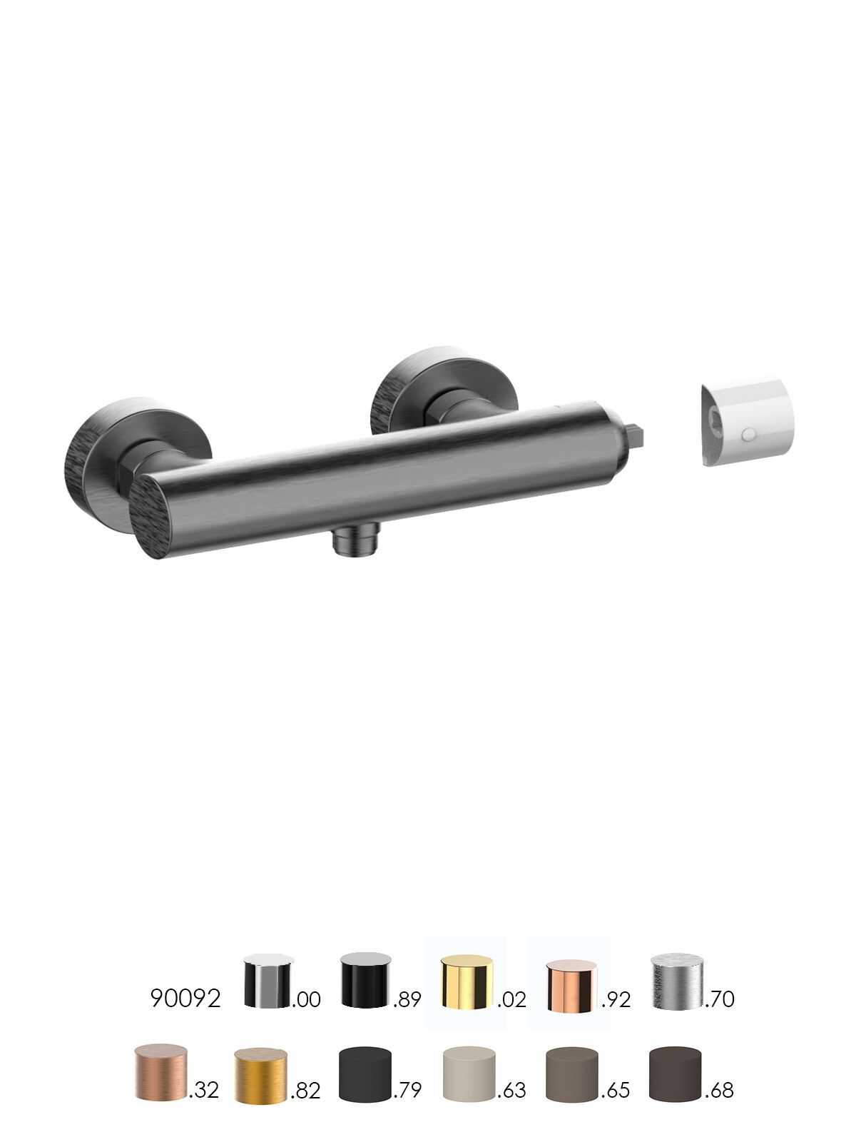 Внешний смеситель для душа с 2 отверстиями Rubinetterie Frattini Narciso S ARCH-00077568 - Вид №6