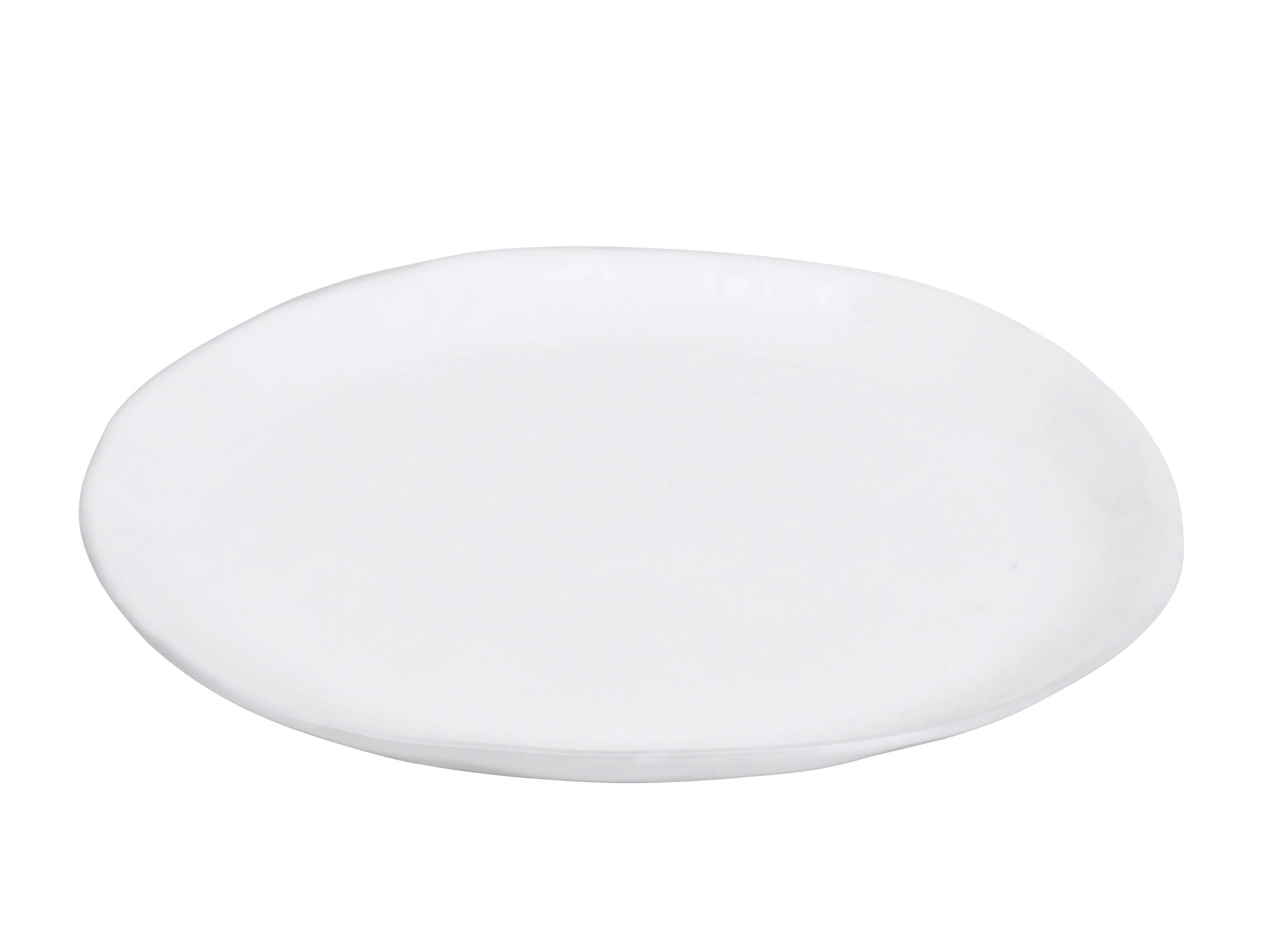 Овальная фарфоровая десертная тарелка POMAX Porcelino White ARCH-00144444
