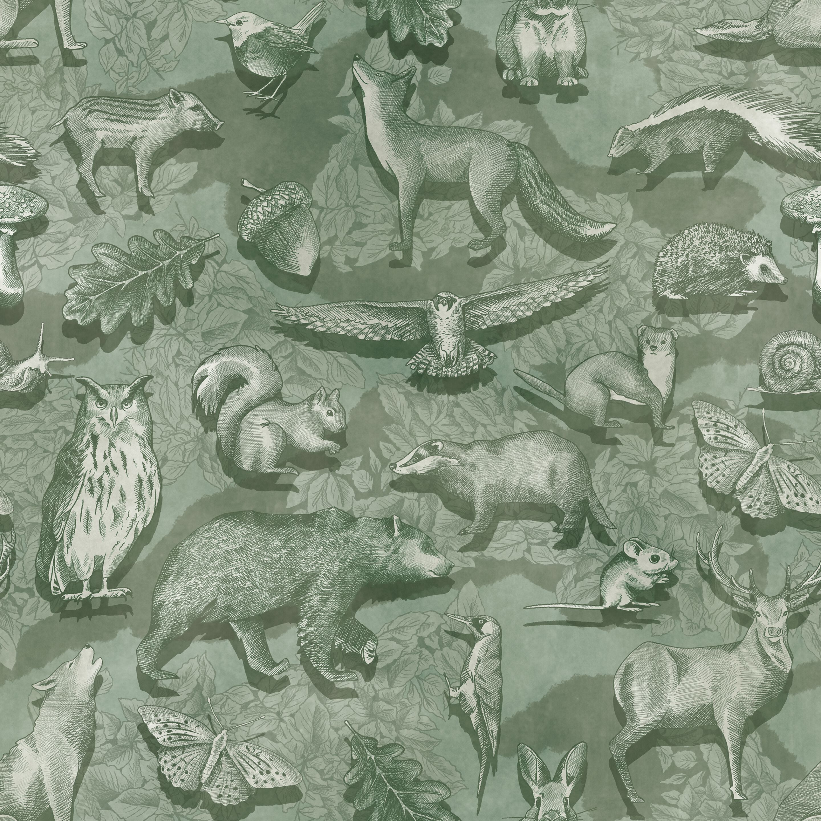 Обои с рисунком для детей Inkiostro Bianco Inkids ARCH-00082627 - Вид №3