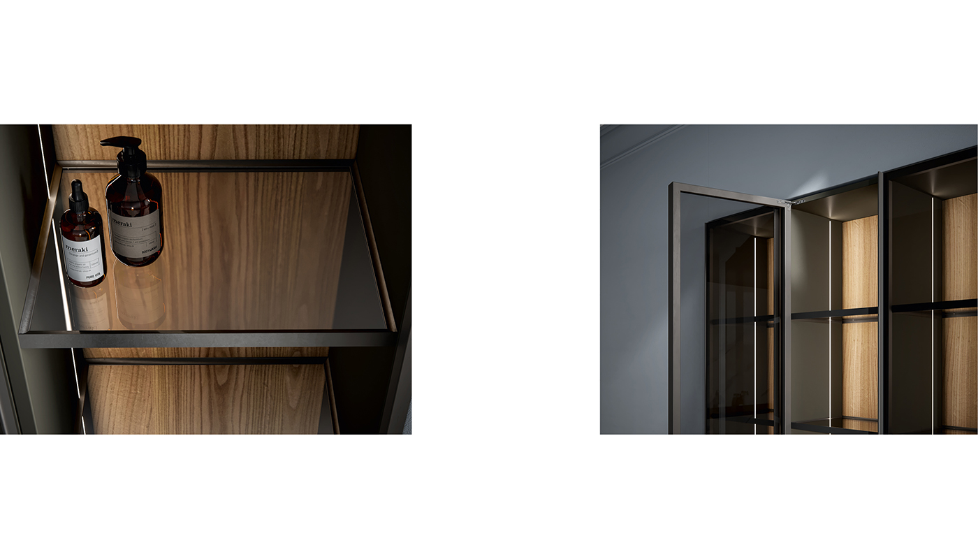 Edone ДВЕРЬ С АЛЮМИНИЕВОЙ РАМОЙ доступен в четырех вариантах отделки sun-id-2009026 - Вид №4