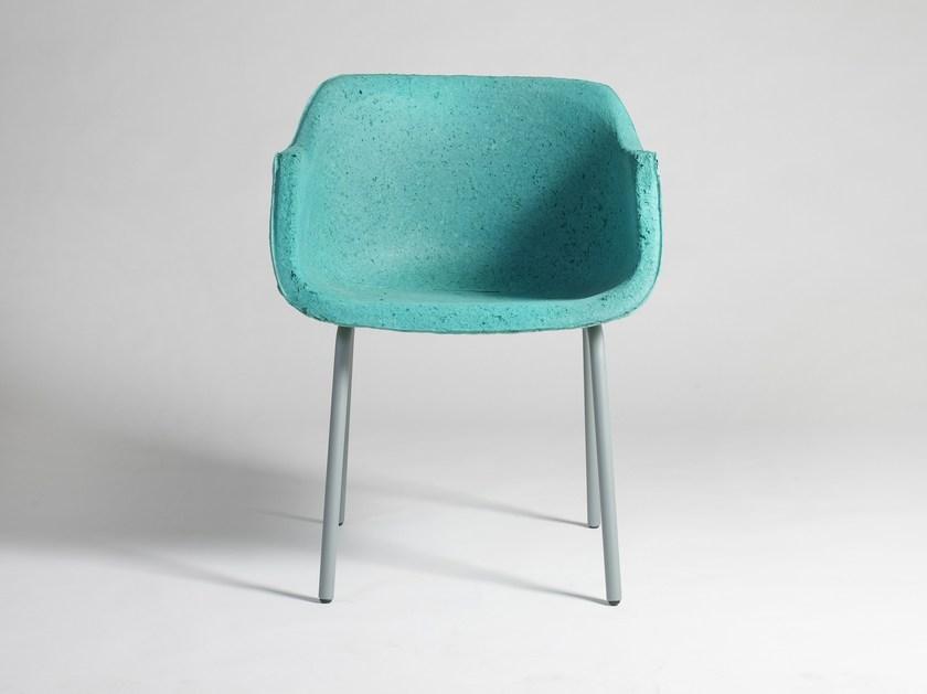 Officine Tamborrino Стул из трубчатой ​​стали и переработанной бумаги sun-id-1403575 - Вид №1