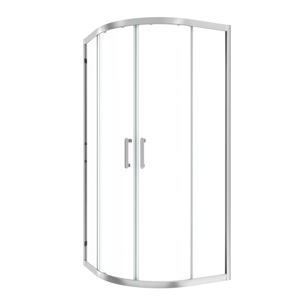 Комплект стекол для душевой ширмы Sensea Easy 1/4 круга 90x90 см прозрачное, цвет профиля на выбор 88103645 STLM-2132640 - Вид №2