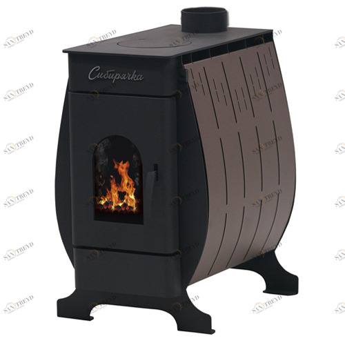 Отопительная печь НМК Сибирячка-12 с окрашенным кожухом 6654