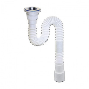 30986333 Сифон гофрированный "МИНИ Элит" с нерж.чаш. д.70мм, стандарт (1 1/2"-д.40/50) Raiber