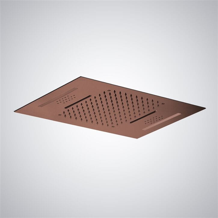 Светодиодная потолочная душевая головка из нержавеющей стали Fontana Showers Luxe Fontaine ARCH-00067354 - Вид №15