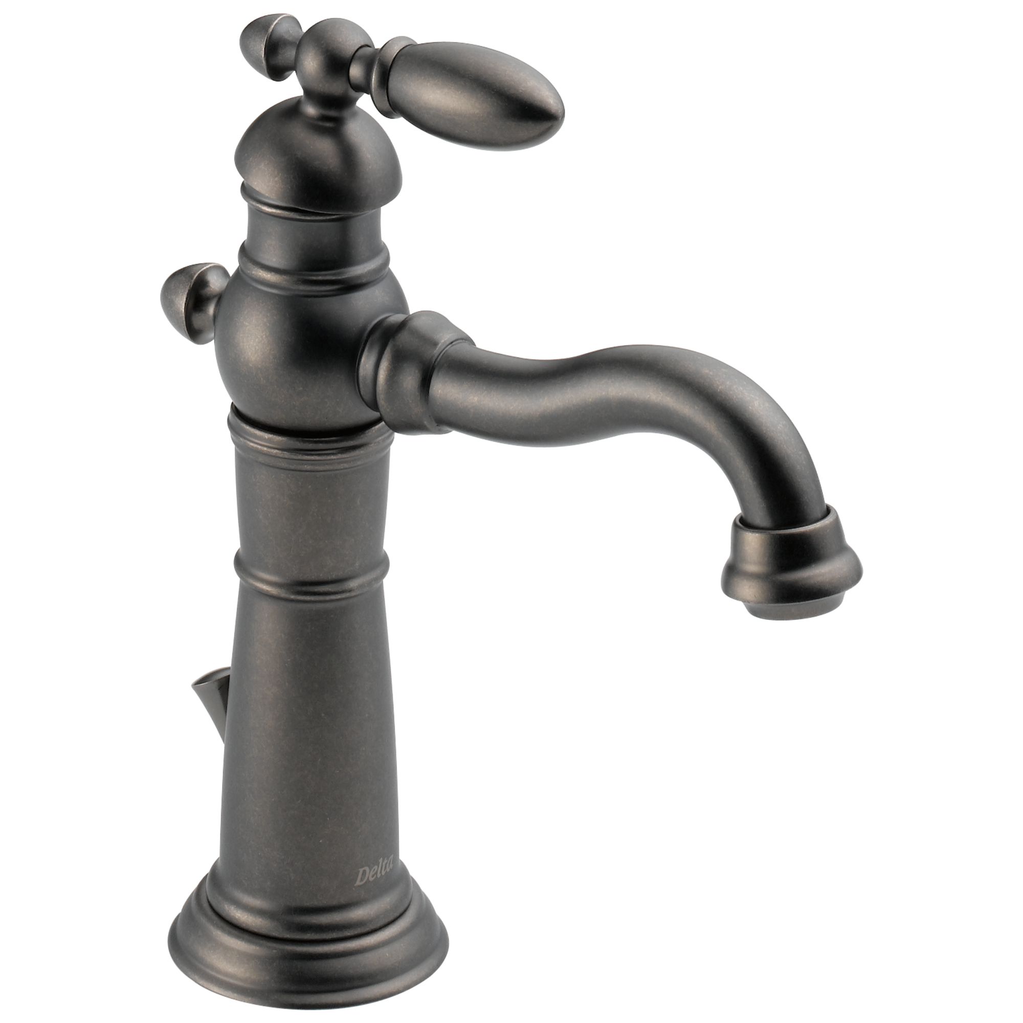 555LF-PT Смеситель для ванной комнаты с одной ручкой Delta Faucet Victorian Выдержанный оловянный