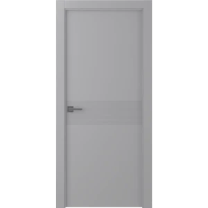 Дверь межкомнатная глухая Ивент 2 эмаль серый 2000x600 мм