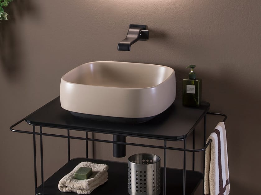 Керамическая квадратная столешница или подвесная раковина Ceramica Flaminia флаг ARCH-00028859