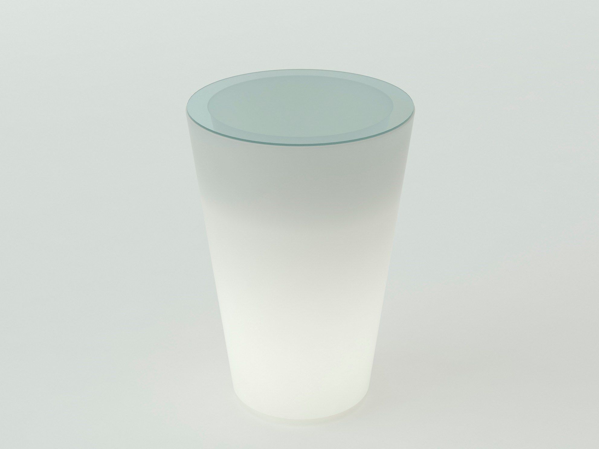 Высокий круглый стол из полиэтилена SLIDE PINT ARCH-00037870