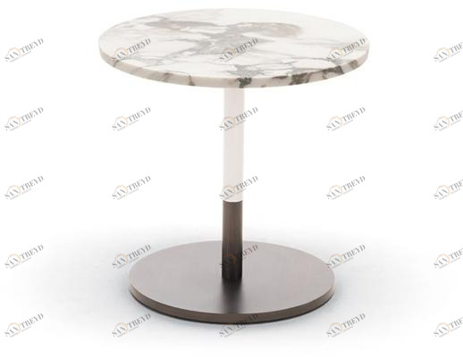MisuraEmme Высокий круглый мраморный журнальный столик Misuraemme sun-id-1504378