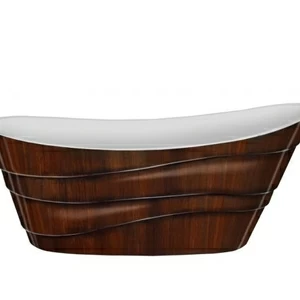 Ванна акриловая отдельностоящая Brown Wood Lagard ALYA