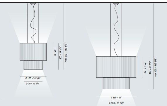 AXOLIGHT Подвесной светильник из trevira® cs Skirt sun-id-1454151 - Вид №3