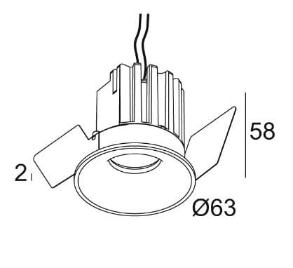 Круглый потолочный светодиодный прожектор Deltalight Reo ARCH-00097312 - Вид №2