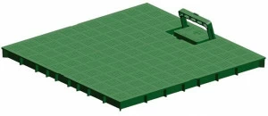 First Corporation Крышка с противоударной ручкой из ПВХ First plast Scdpm40v