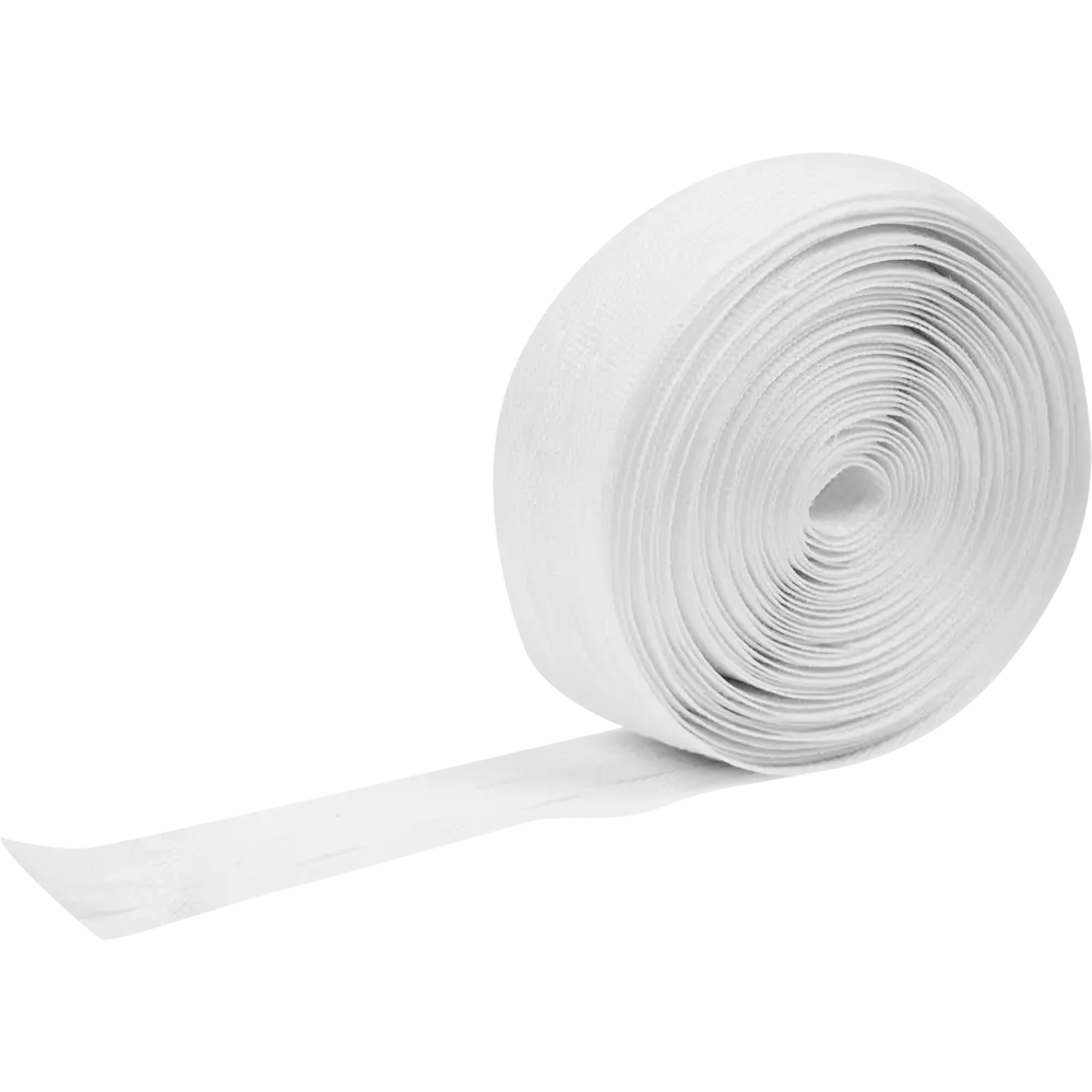Лента шторная 25 мм цвет матовый белый ТОРГОВЫЙ ДОМ ТЕКСТИЛЬ STLM-2071875