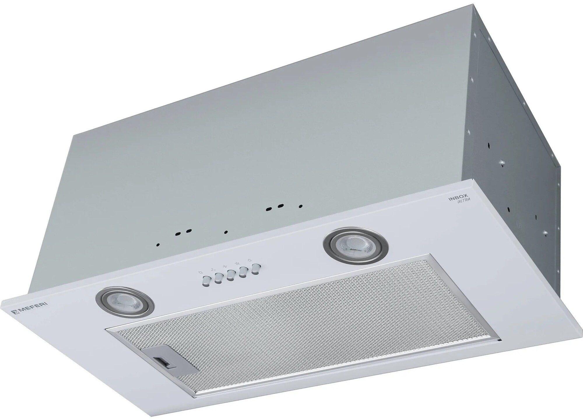 9168684 Вытяжка полновстраиваемая Meferi INBOX60WH ULTRA белый STDN-0016193 - Вид №2