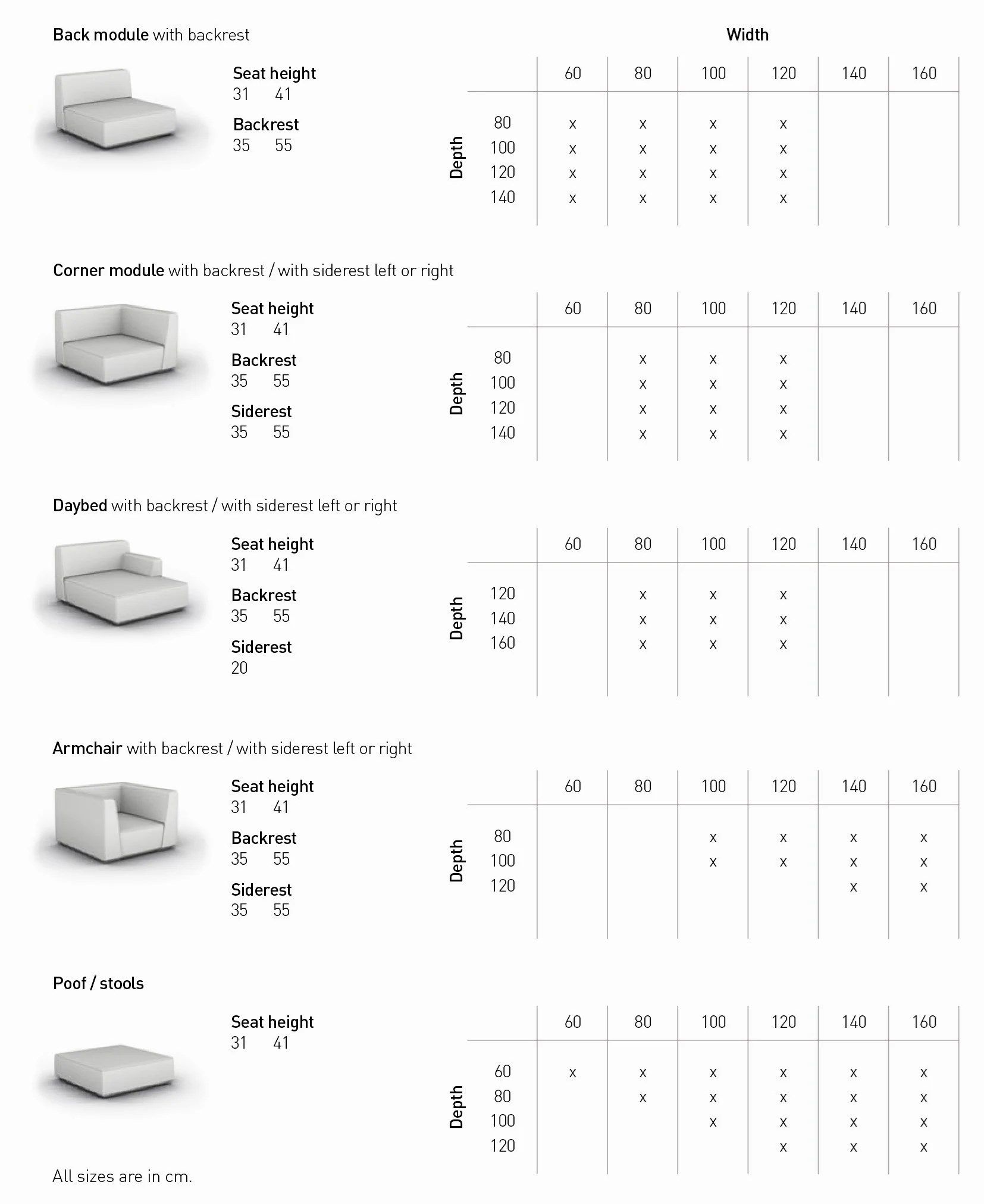 3-местный модульный тканевый диван Cubit by Mymito ARCH-00051353 - Вид №35